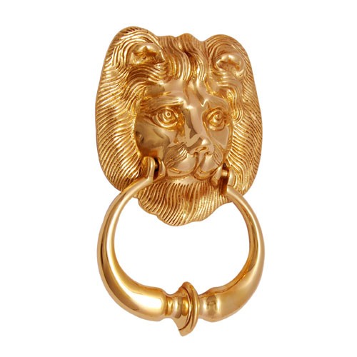 "Lioness" Brass Door Knocker 